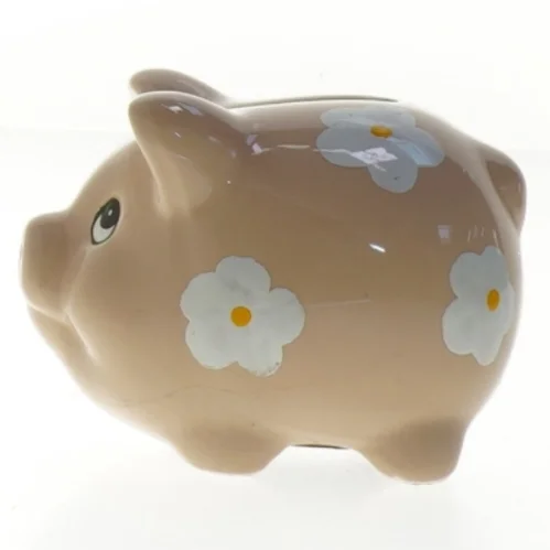 Keramisk sparegris (str. 9 cm)