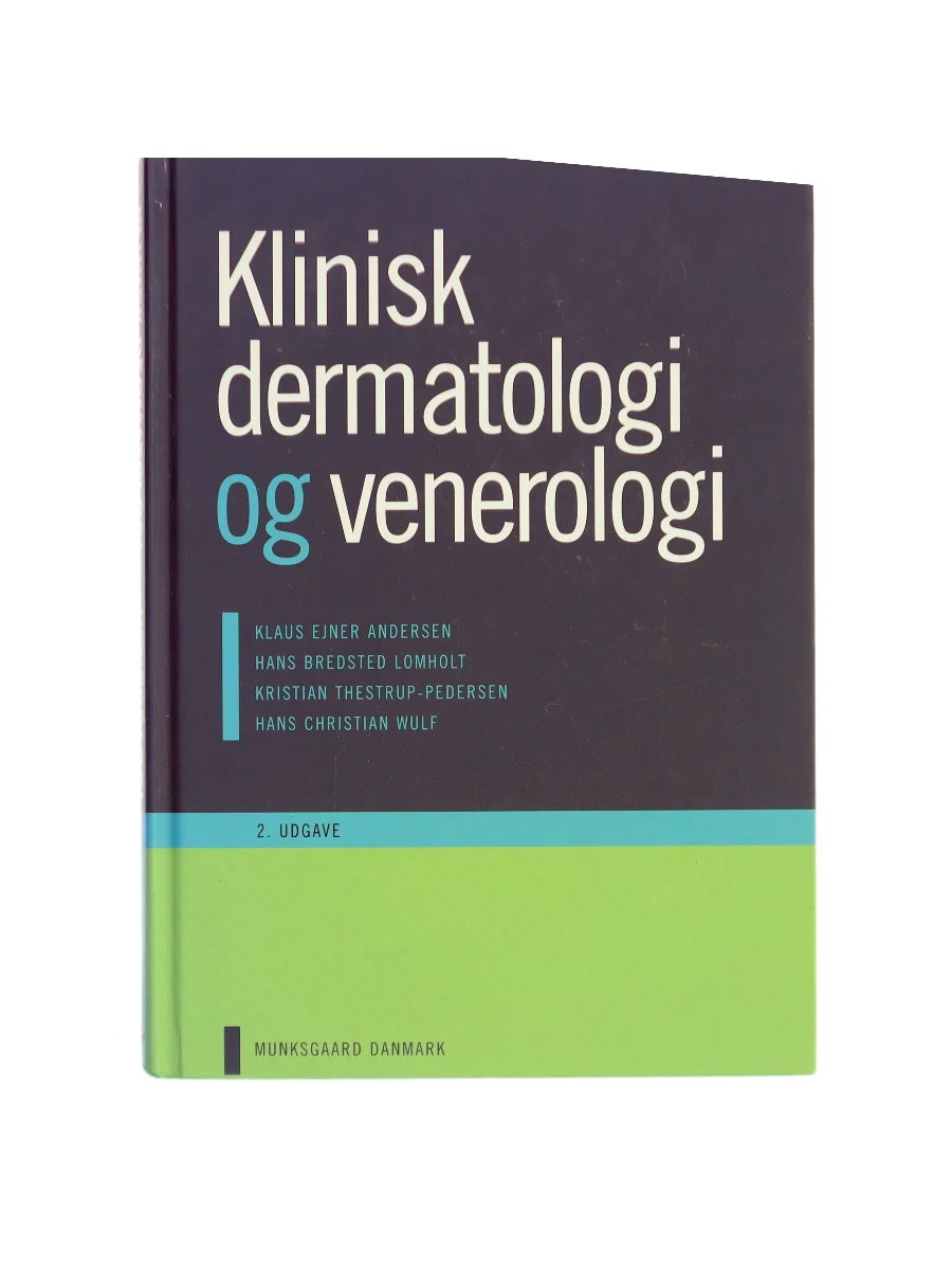 Forsiden af Klinisk dermatologi og venerologi af Klaus Ejner Andersen