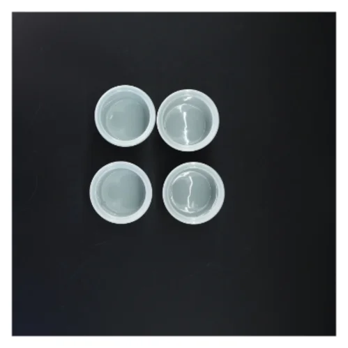 Sæt med 4 krydderikrukker i porcelæn fra Stavangerflint (str. 7,5 cm. 4 styk)