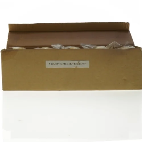 Gule krydderikværne, 5 styk (str. 9 cm. 5 styk)