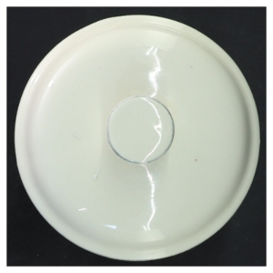 Keramisk tebeholder med låg (str. 20x11 cm)