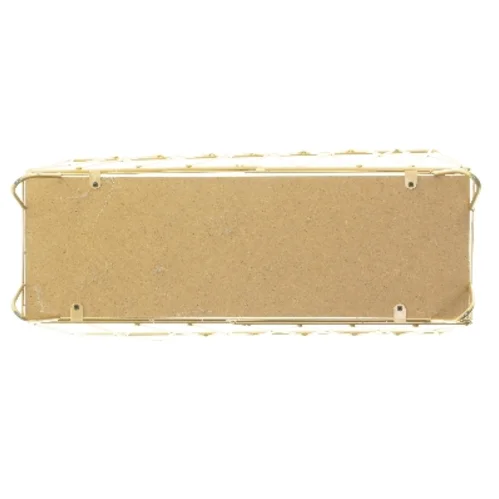 Guldfarvet magasinholder (str. 30,5x37,5 cm)