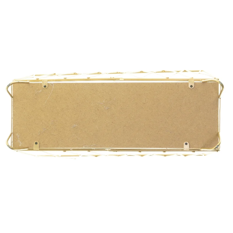 Guldfarvet magasinholder (str. 30,5x37,5 cm)