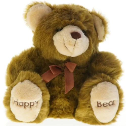 Teddybjørn 'Happy Bear' (str. 25x25 cm)
