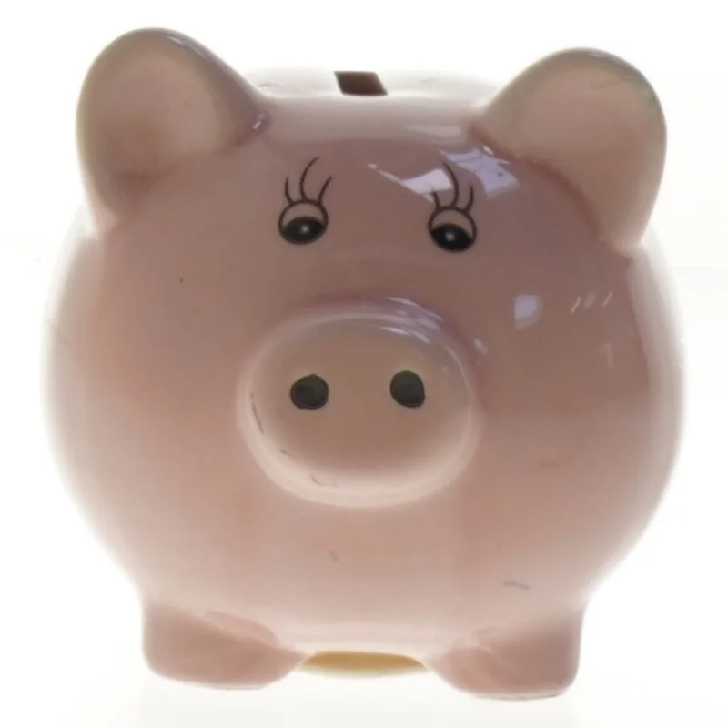 Keramisk sparegris (str. 10 cm)