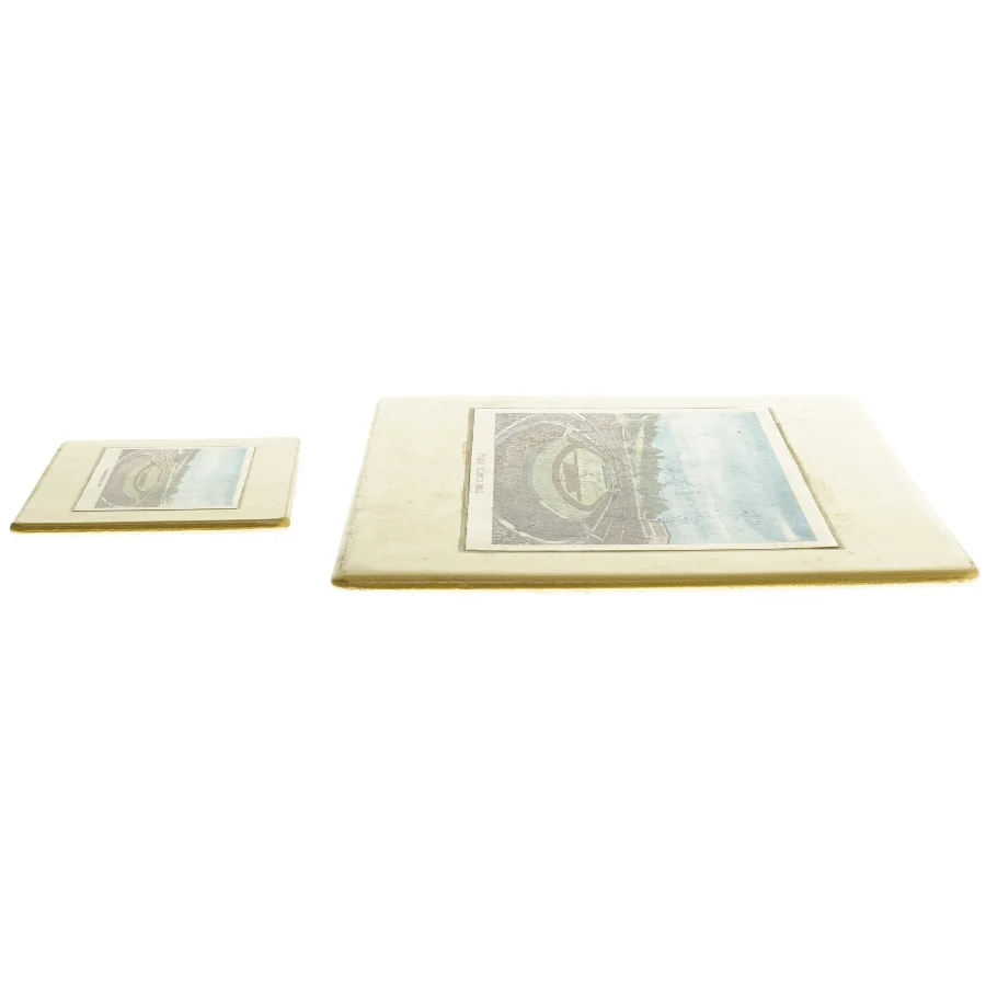 Vintage bordskånere (str. 19,5x23,5 og 9x11 cm)