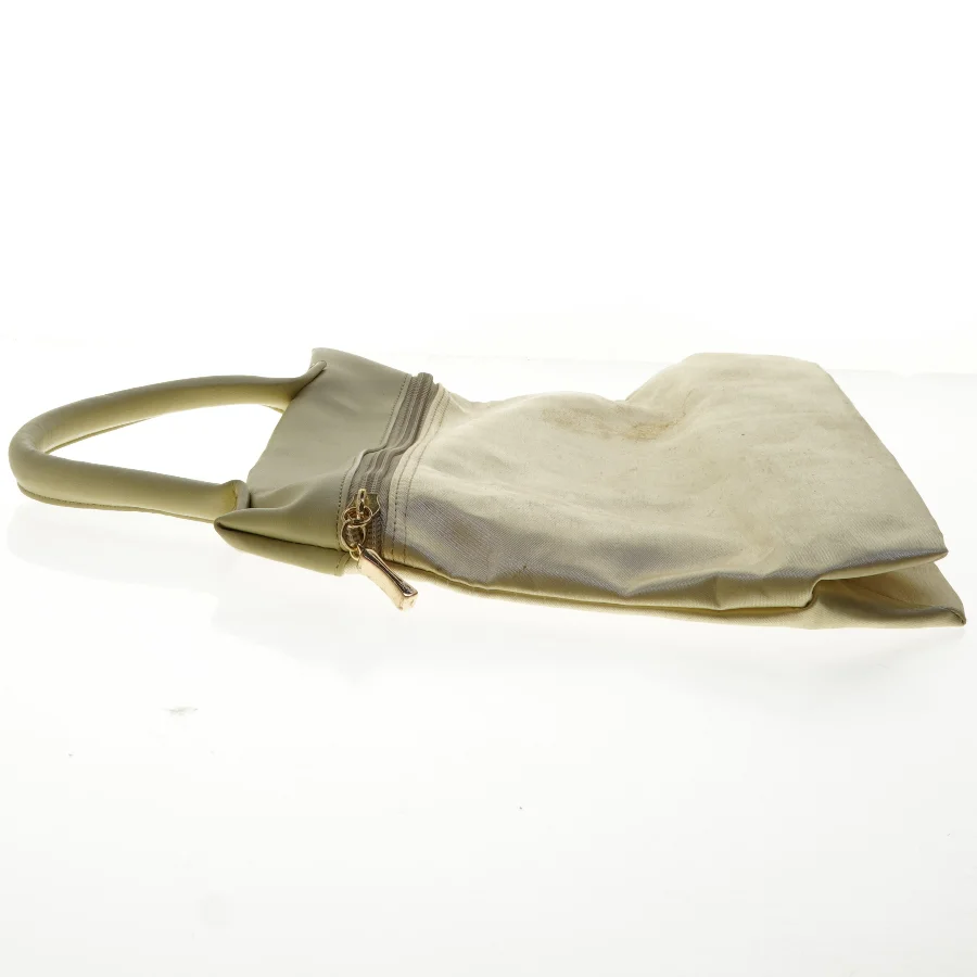 Beige håndtaske (str. 35x23 cm)