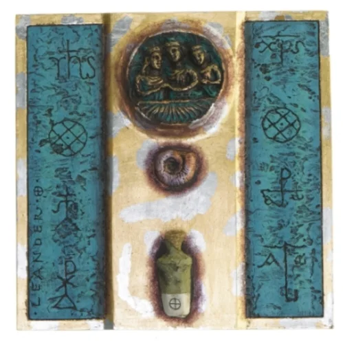 Vægdekoration af Mogens Leander fra Rikki Tikki (str. 22,5x22,5 cm)