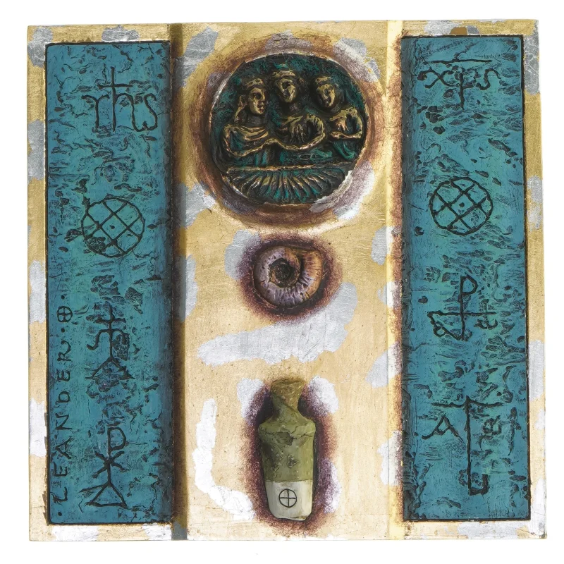 Vægdekoration af Mogens Leander fra Rikki Tikki (str. 22,5x22,5 cm)