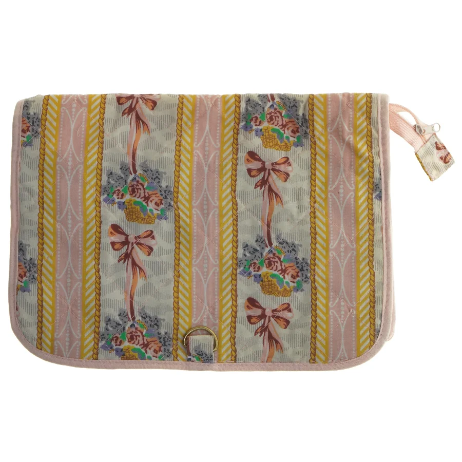 Kosmetik pung med spejl og lommer (str. 28x20 cm)