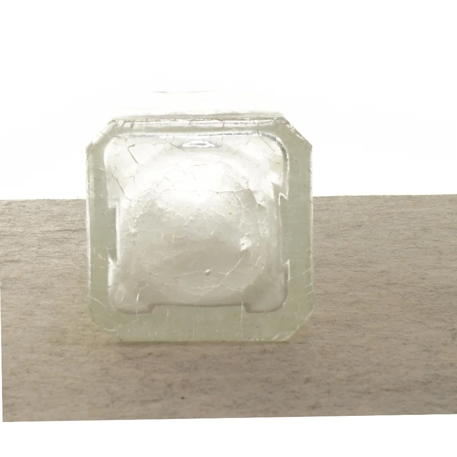 Glasflaske/-vase (str. 20 x 9 cm)