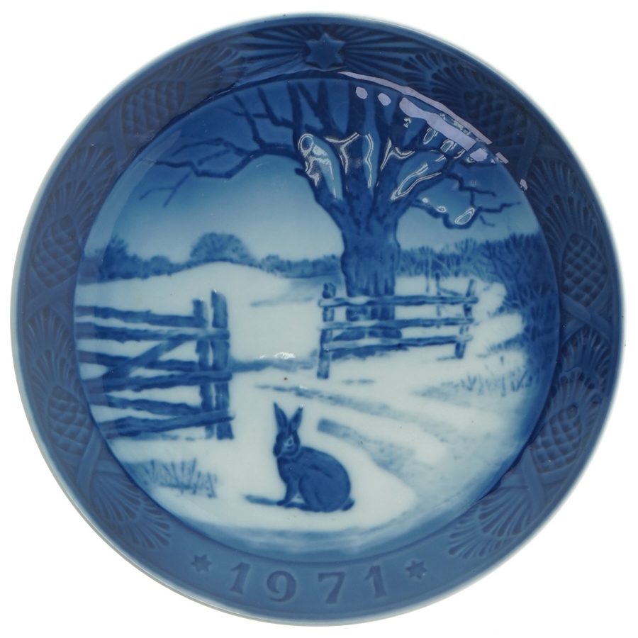 Royal Copenhagen juleplatter (str. Ø 18. cm. 6 styk)