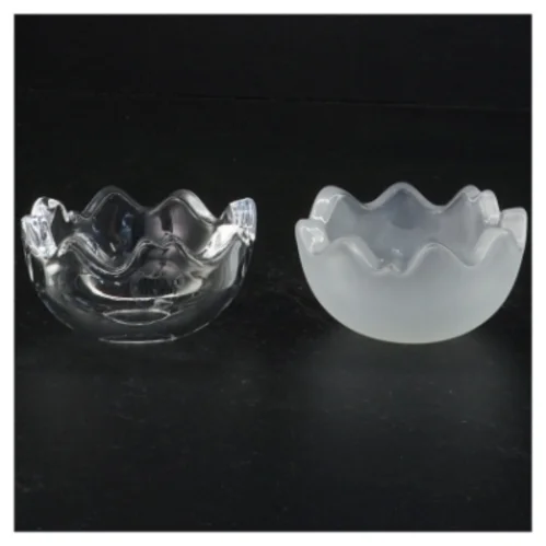 Glas bonbonniere fra Holmegaard (str. Ø 8 cm)