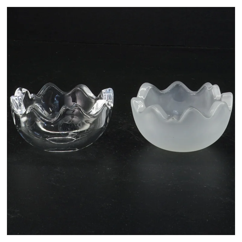 Glas bonbonniere fra Holmegaard (str. Ø 8 cm)