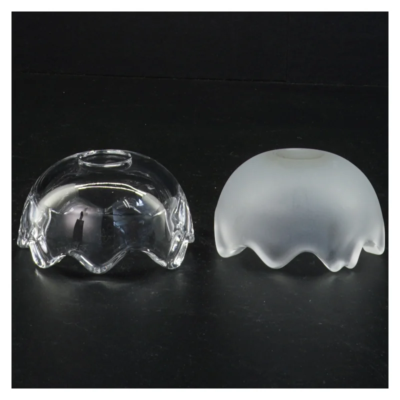 Glas bonbonniere fra Holmegaard (str. Ø 8 cm)