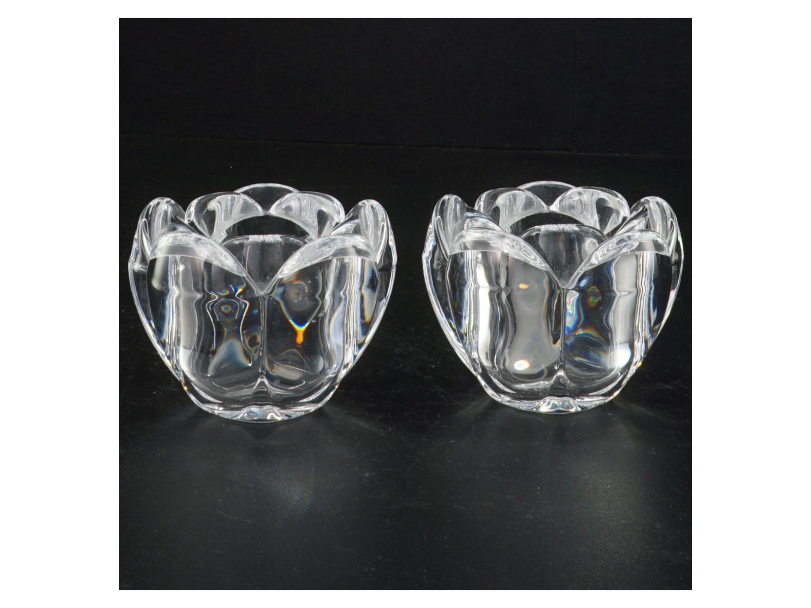 Holmegaard fyrfadsstager (str. 6 x 8 cm)