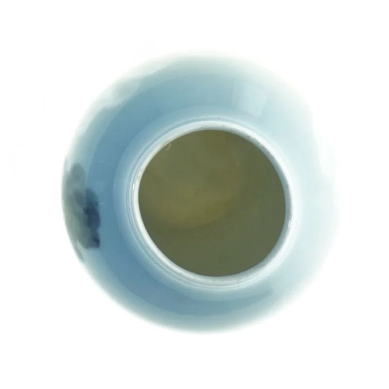  Bing & Grøndahl Vase No. 500/5012 med Sø og Ø Motiv fra Bing og Grøndahl (str. 8 x 7 cm)