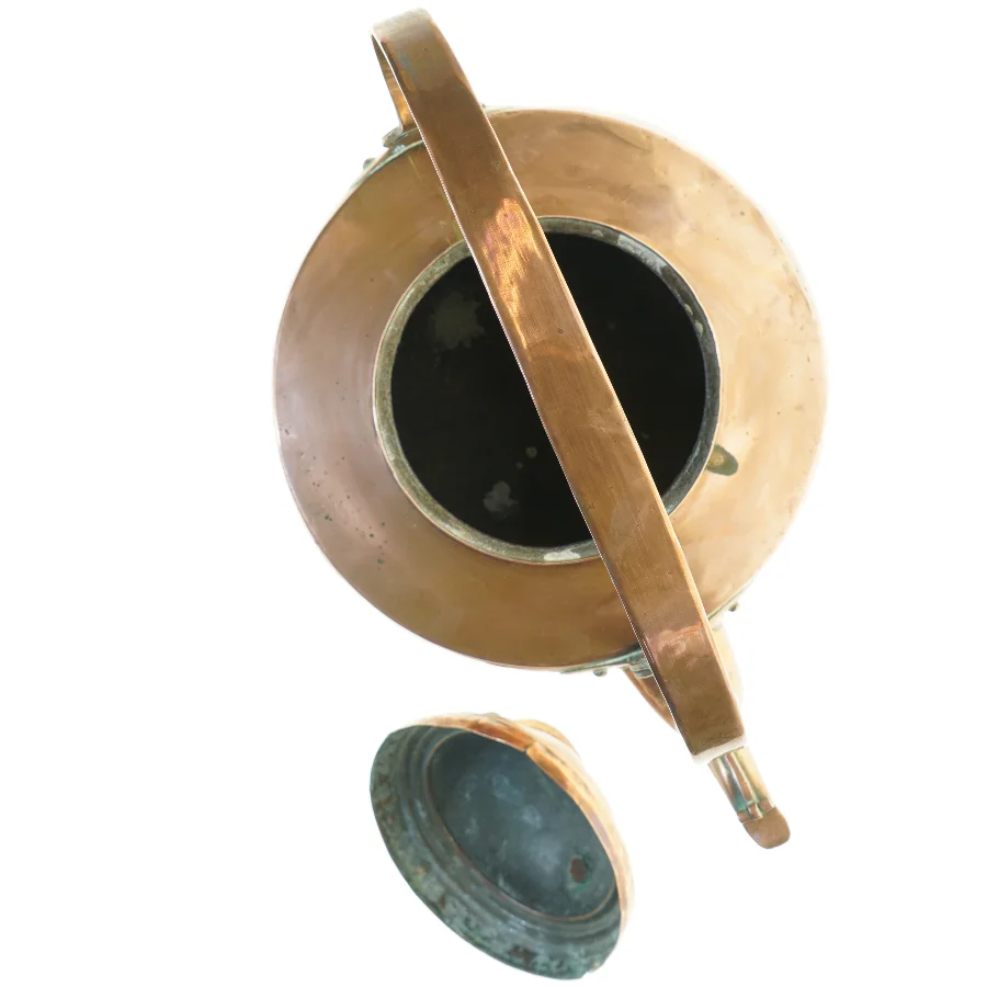 Kobber-kedel, mål: 45 x 27 x 32 cm