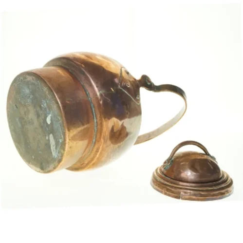 Kobber-kedel, mål: 45 x 27 x 32 cm