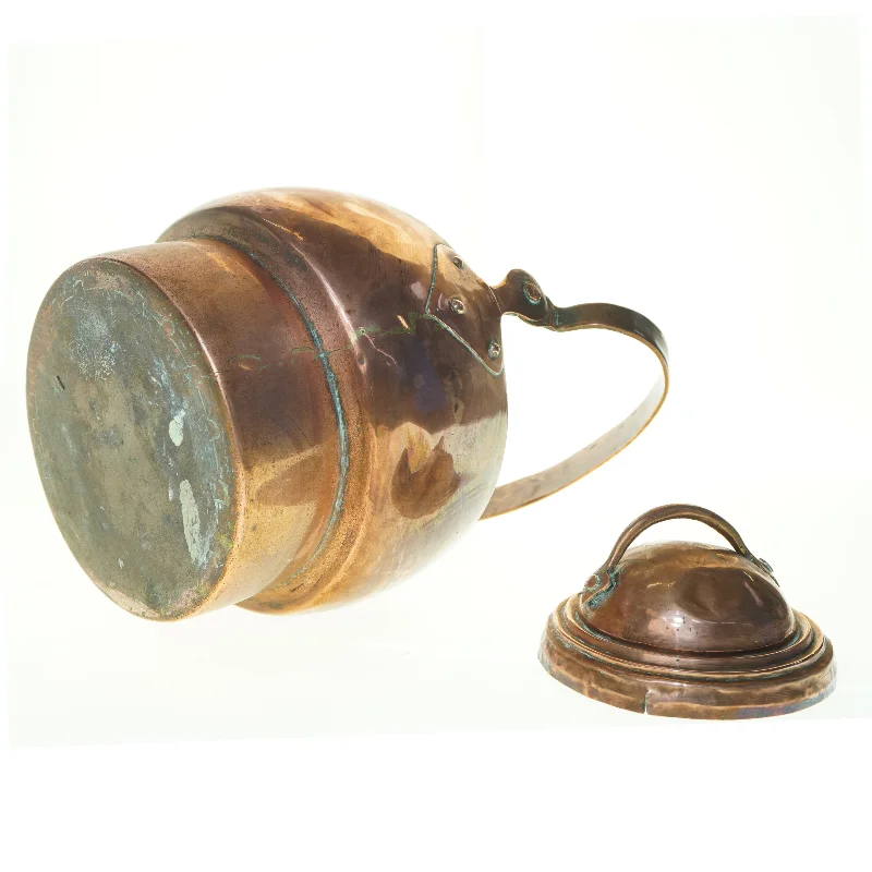 Kobber-kedel, mål: 45 x 27 x 32 cm