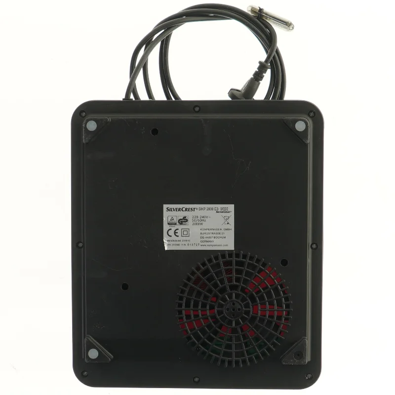 Induktionskogeplade SilverCrest med kabel fra SilverCrest (str. 27x31 cm)