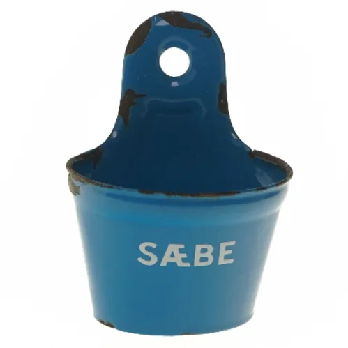 Blå sæbeskål (str. 20x15 cm)