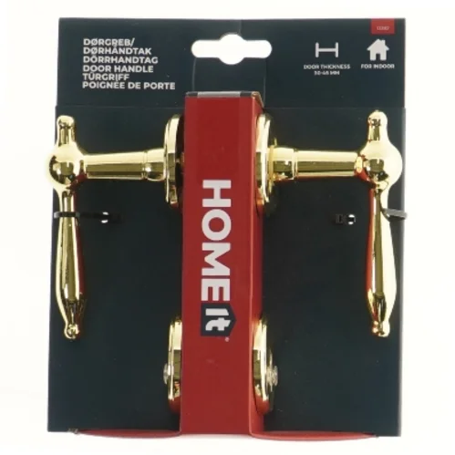 Dørhåndtag, guld fra HOMEit (str. 7x11 cm)