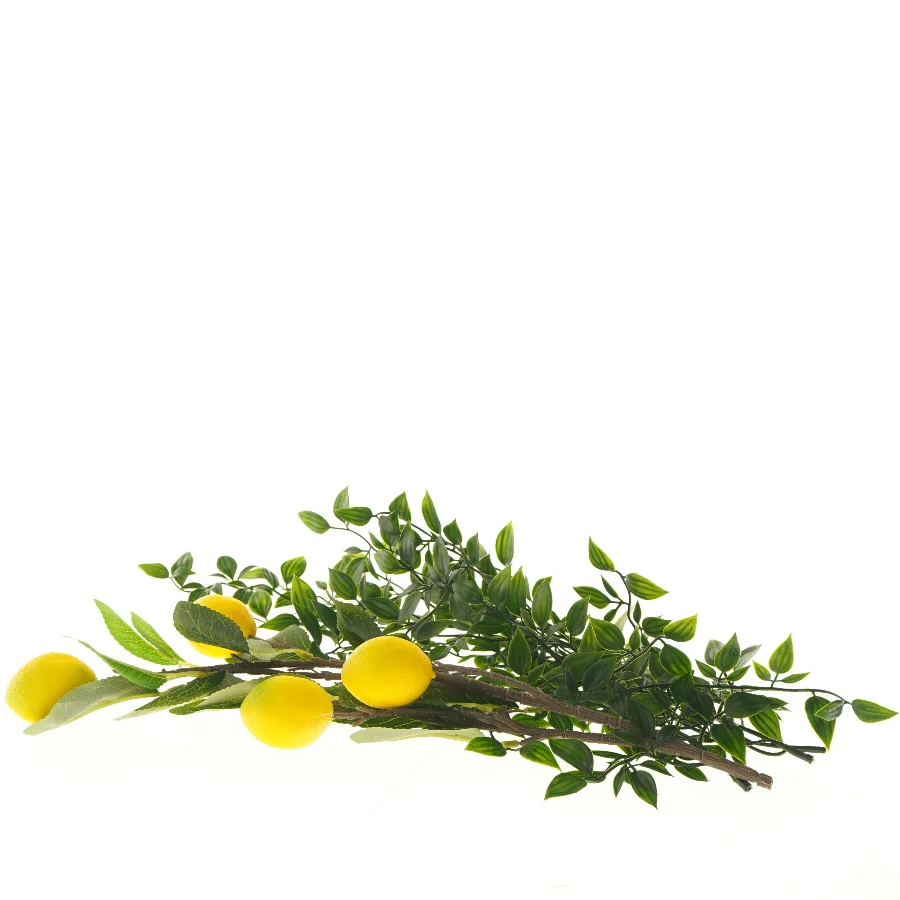 Kunstig citron gren (str. ca 45 cm)