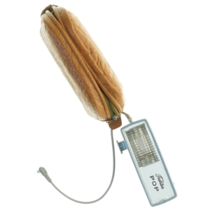 Agfa Synchro Box kamera med læderetui fra Agfa (str. 15 x 11 cm)