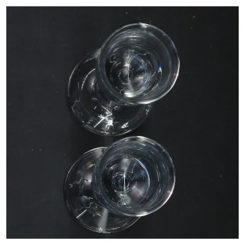 2 ideelle snapse glas / Holmegård (str. 13 cm, 2 styk cm)