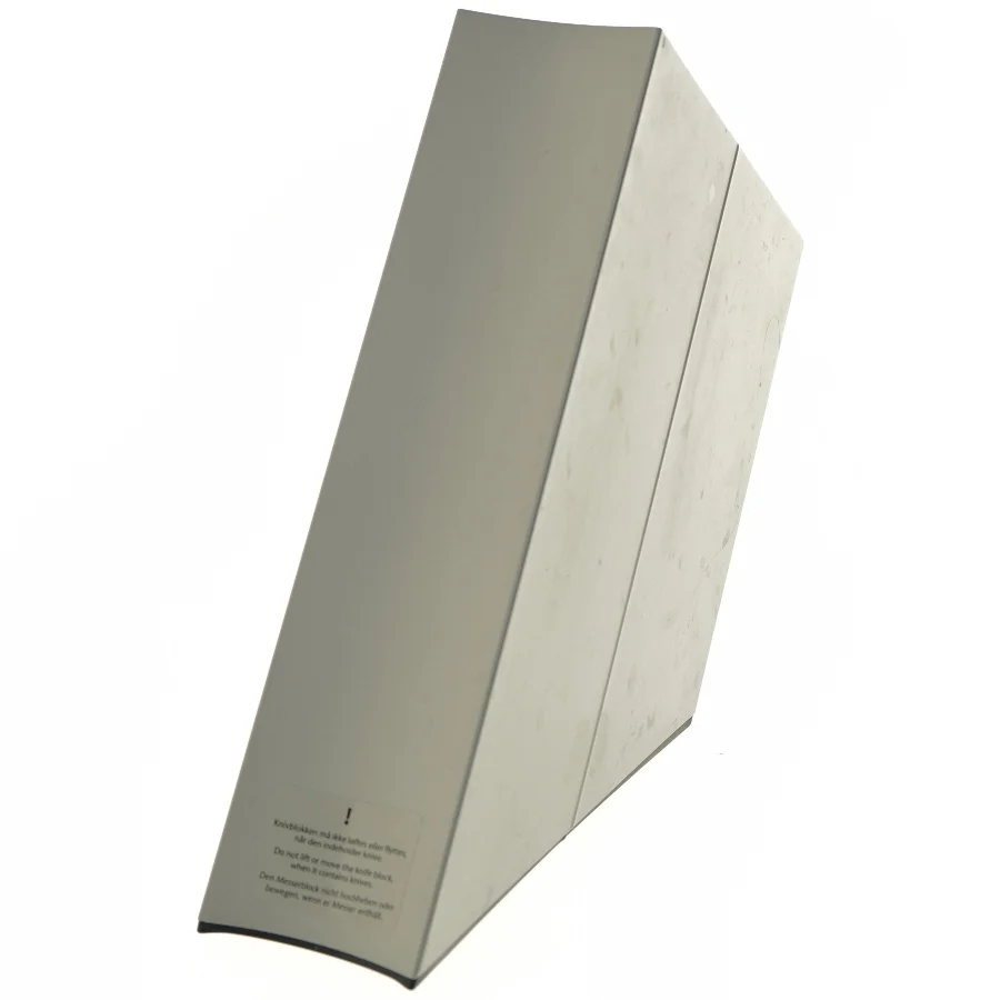 Knivblok i stål fra Eva Solo (str. 31x20x7,5 cm)