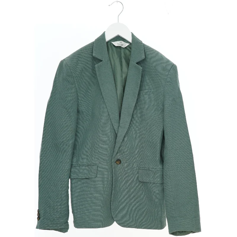 Grøn blazer jakke fra H&M (str. 164)