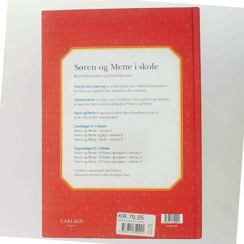 Søren og Mette i skole : læsebog, 0-1. klasse - niveau 3 (Ill. Otto S., og Bregnhøi) (Bog)