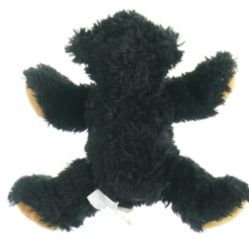 Sort tøjdyr bjørn fra Stuffedanimalhouse (str. 20 x 17 cm)