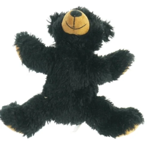 Sort tøjdyr bjørn fra Stuffedanimalhouse (str. 20 x 17 cm)