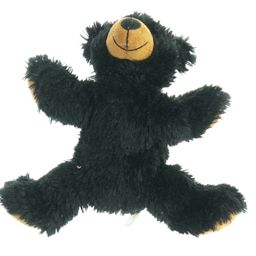 Sort tøjdyr bjørn fra Stuffedanimalhouse (str. 20 x 17 cm)