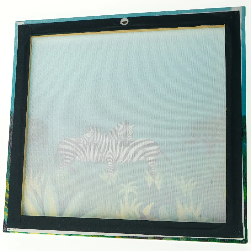 maleri af to zebraer (str. 40 x 40)