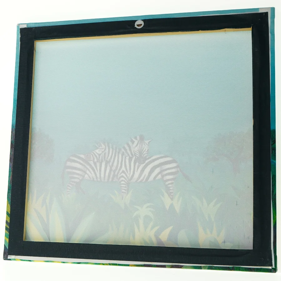 maleri af to zebraer (str. 40 x 40)