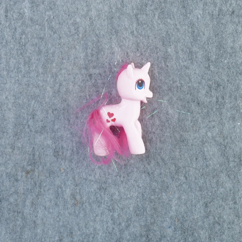Legetøjs pony, enhjørning (str. 6 cm)