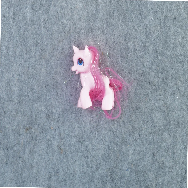 Legetøjs pony, enhjørning (str. 6 cm)
