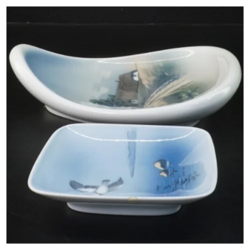 2 stk Royal Copenhagen porcelænsfade 