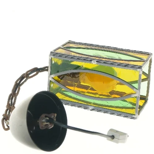 Retro glaspendel lampe (str. 55 cm)