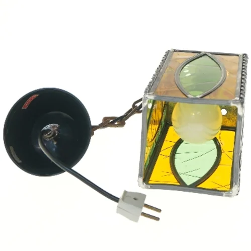 Retro glaspendel lampe (str. 55 cm)