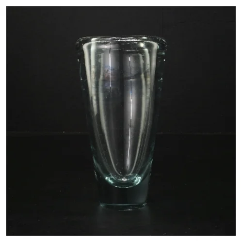 Holmegaard Glas vase (str. 18,5 cm)