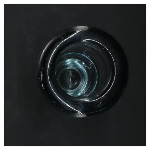 Holmegaard Glas vase (str. 18,5 cm)