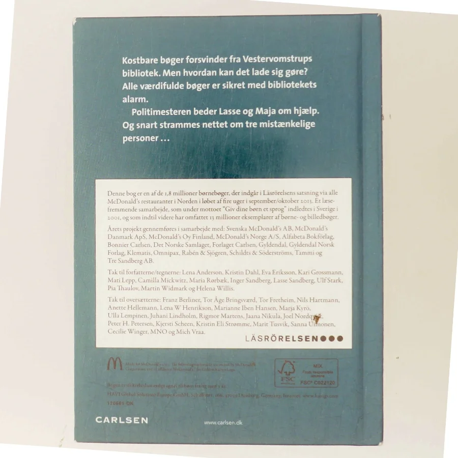 Biblioteksmysteriet af Martin Widmark (Bog)