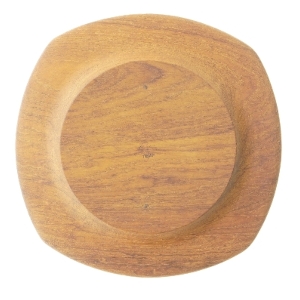Teaktræ tallerkener fra Teak (str. Ø 27 cm)