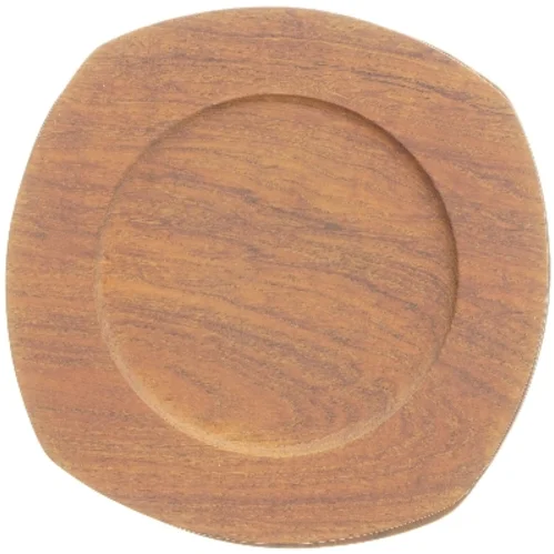 Teaktræ tallerkener fra Teak (str. Ø 27 cm)