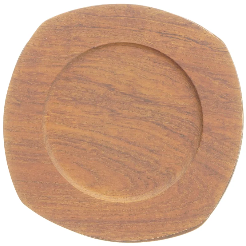 Teaktræ tallerkener fra Teak (str. Ø 27 cm)