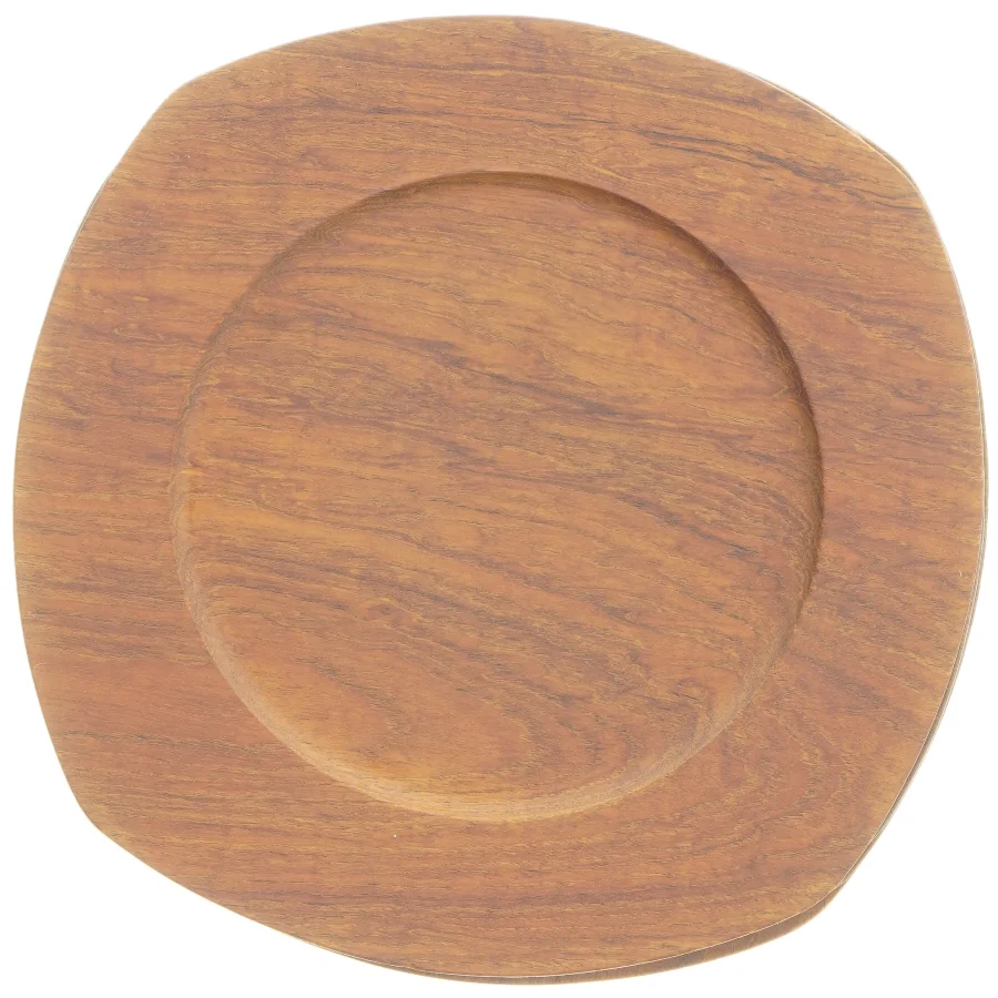 Teaktræ tallerkener fra Teak (str. Ø 27 cm)